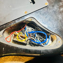 aria electric guitar markings and labels
