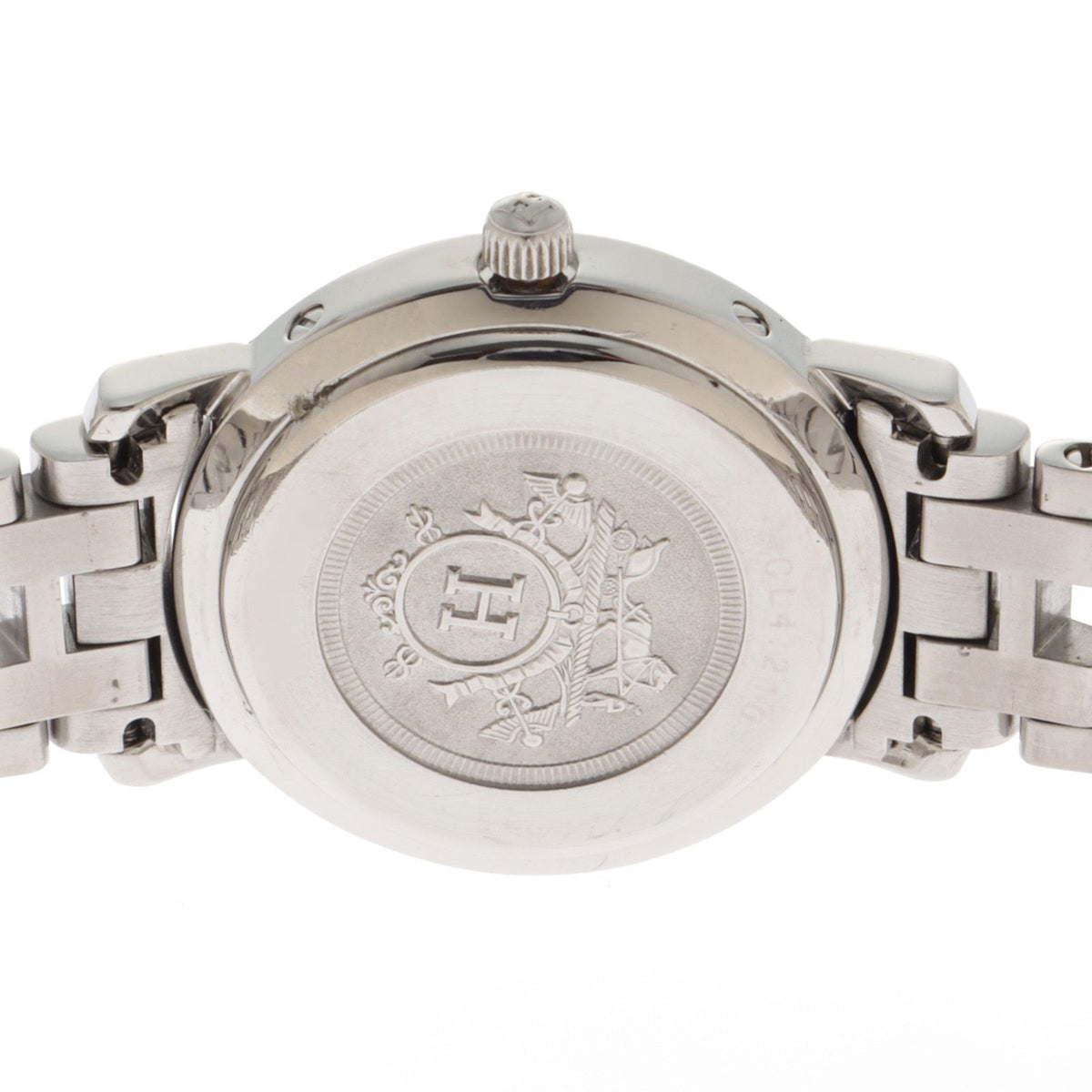 hermes cl4.210 pink watch accessories included
