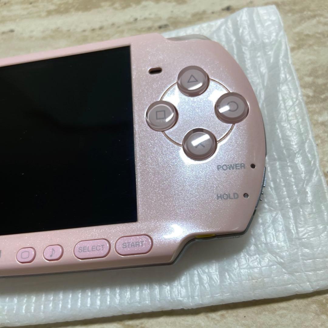 sony psp-3000 pink handheld console functional details