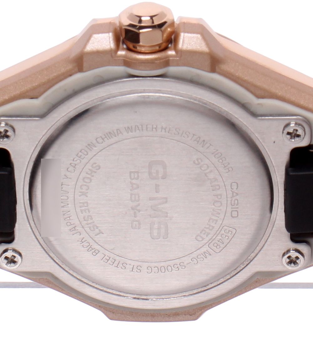 casio msg-s500cg pink watch side view