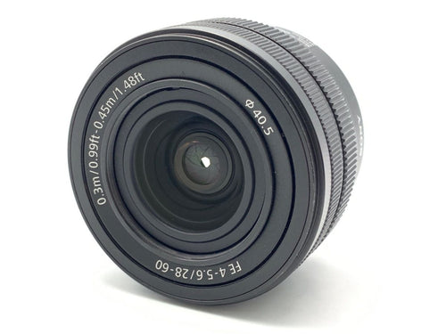 sony f4-5.6 lens rear view