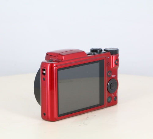 casio ex-h50rd compact digital camera side view