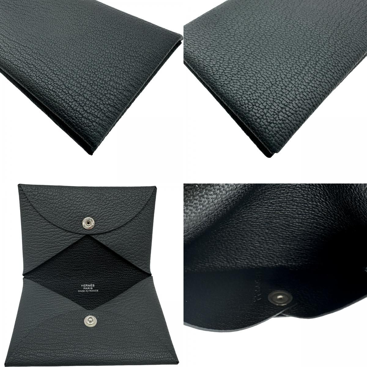 hermes card holder markings and labels