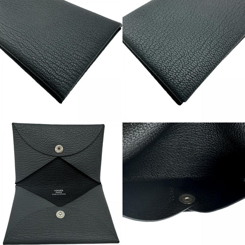 hermes card holder markings and labels