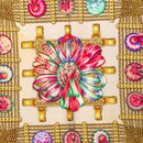 hermes grey scarf rear view