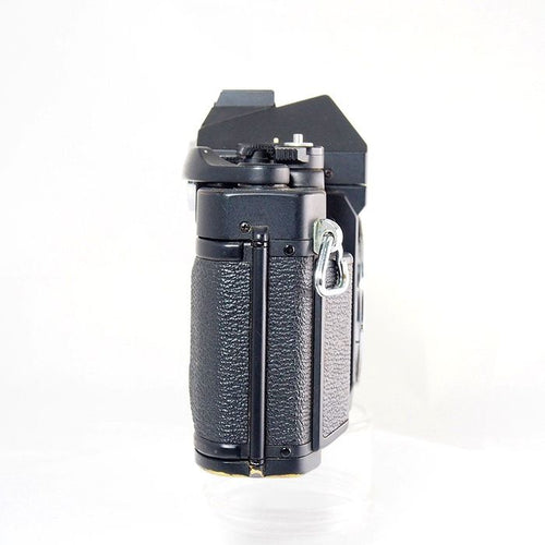 canon f-1 camera side view