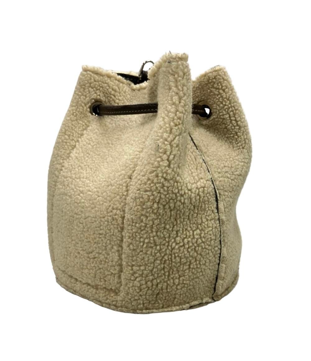 gianni notaro beige shoulder bag rear view