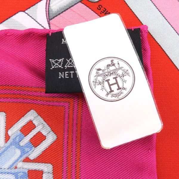 hermes scarf markings and labels
