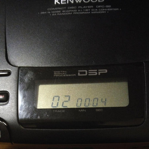 kenwood dpc-92 portable cd player markings and labels