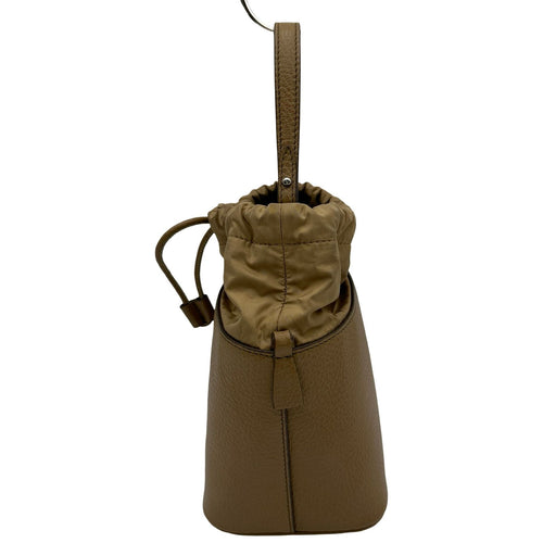 maison margiela beige shoulder bag side view