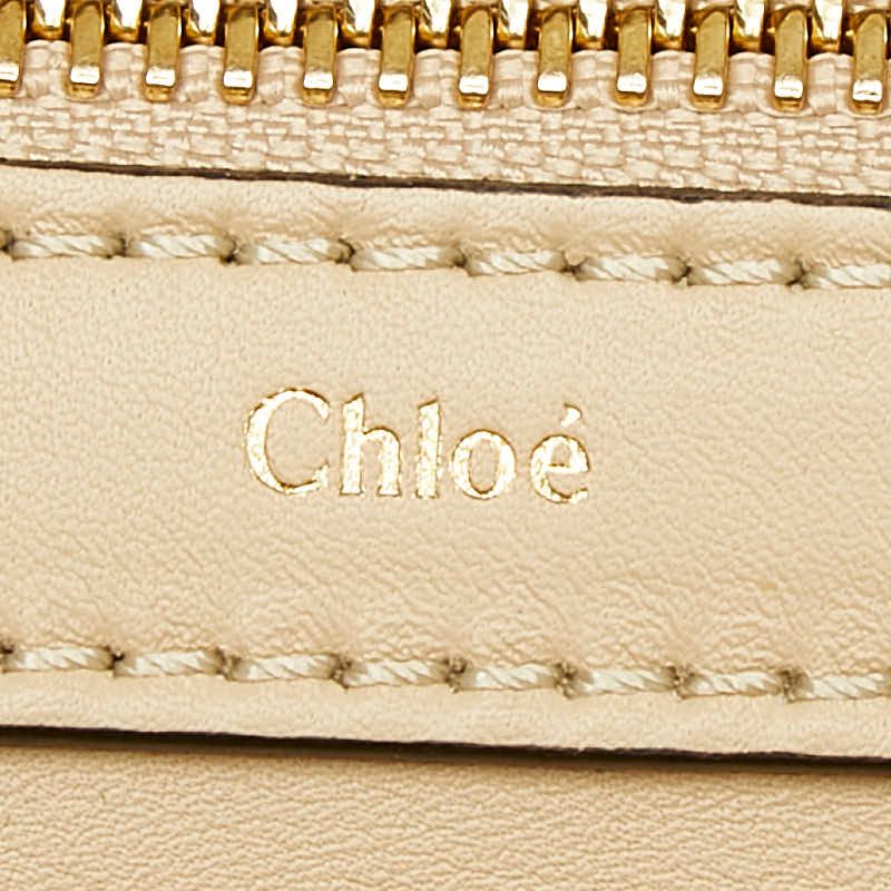 chloe beige handbag markings and labels