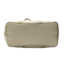 coach c3598 beige shoulder bag side view