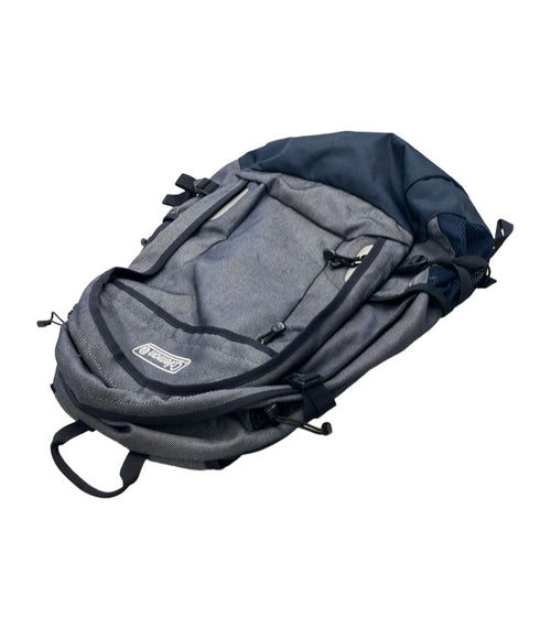 coleman navy backpack interior details
