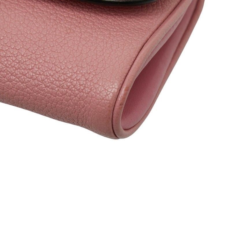 miu miu 5bh017 pink shoulder bag side view