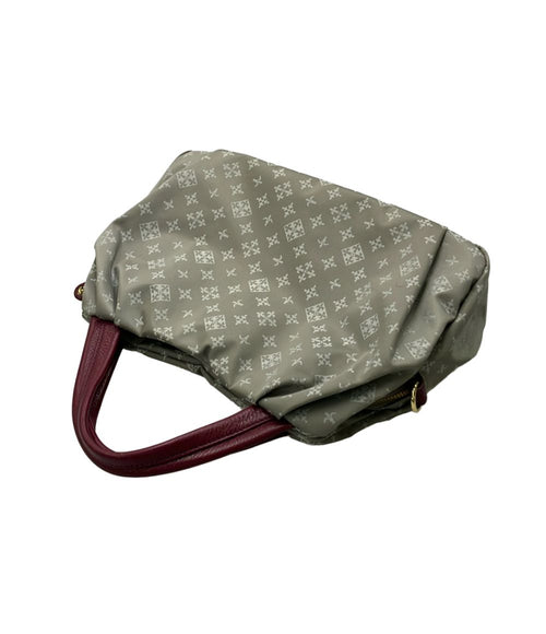 russet grey handbag interior details