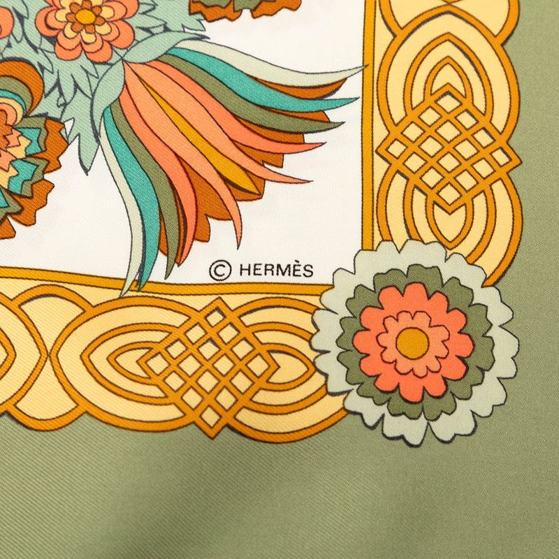 hermes scarf interior details