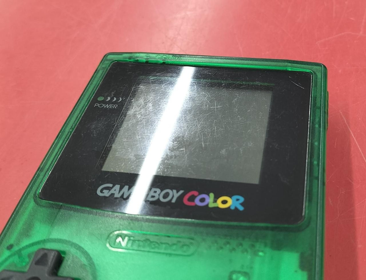 nintendo cgb-001 handheld console front view