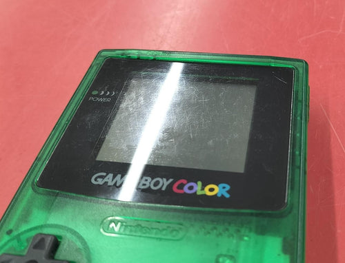 nintendo cgb-001 handheld console front view