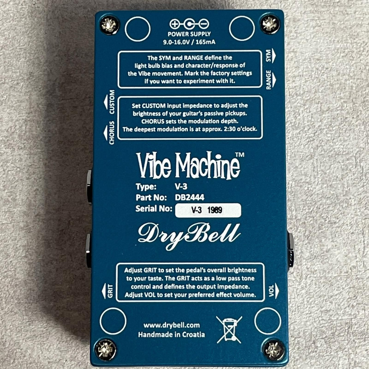 guitar effector interior details