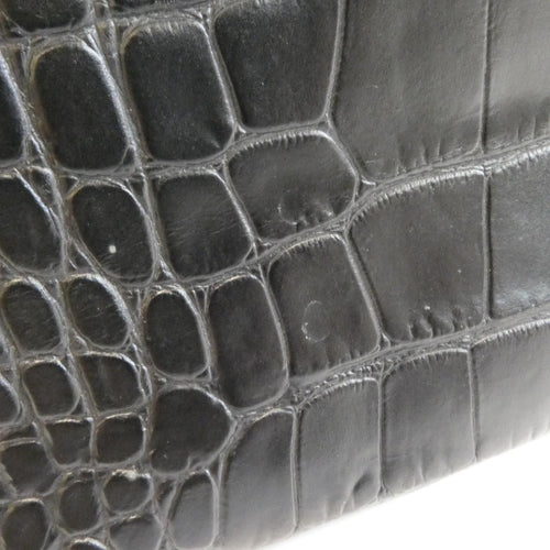 longchamp black handbag side view