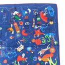 hermes white scarf rear view