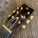 yamaha fg-110 red acoustic guitar front view