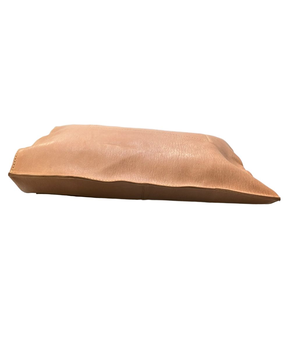 genten beige tote bag side view