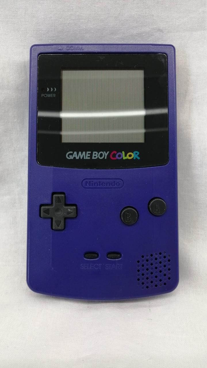 nintendo cgb-001 handheld console rear view