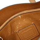 coach beige handbag functional details