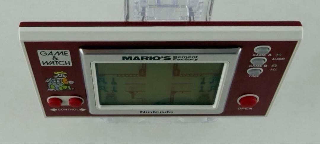 nintendo ml-102 handheld electronic game markings and labels