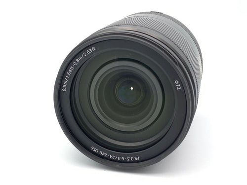 sony sel24240 lens rear view