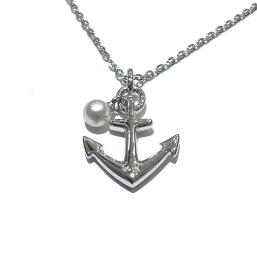 mikimoto necklace side view