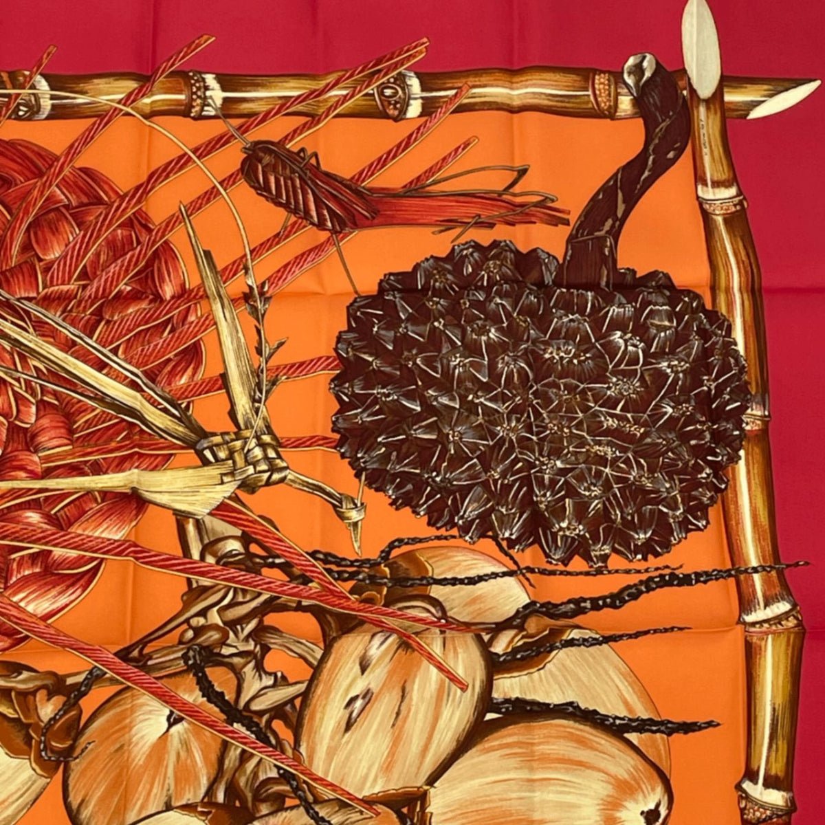 hermes scarf rear view