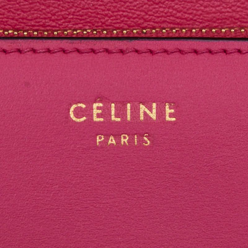 celine pink shoulder bag markings and labels