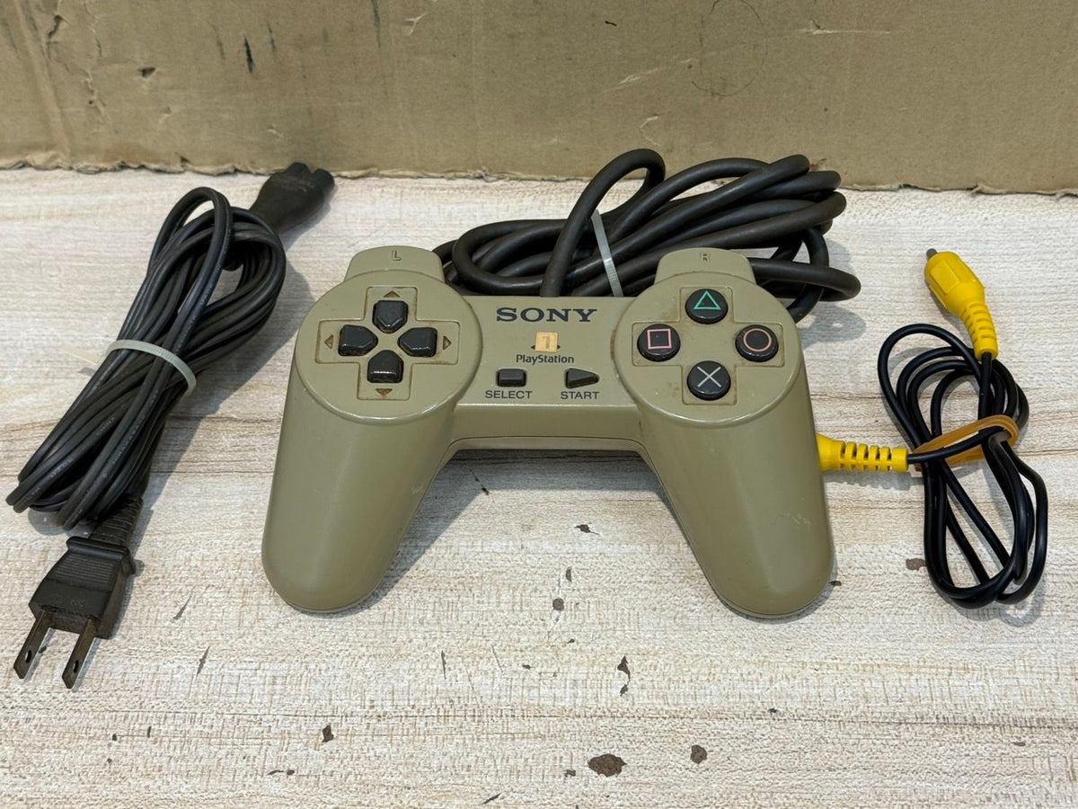 sony scph-5500 video game console rear view