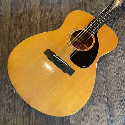 yamaha fg-110 red acoustic guitar side view