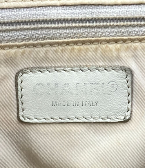 chanel beige backpack condition details