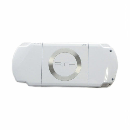 sony psp-2000 white handheld console front view