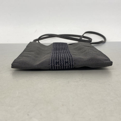 hermes grey shoulder bag rear view