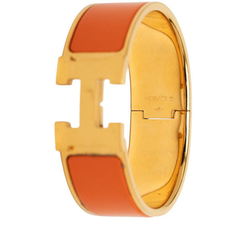hermes orange bracelet accessories included