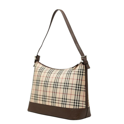 burberry beige shoulder bag front view