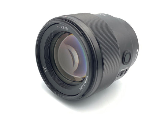 sony sel85f18 lens rear view