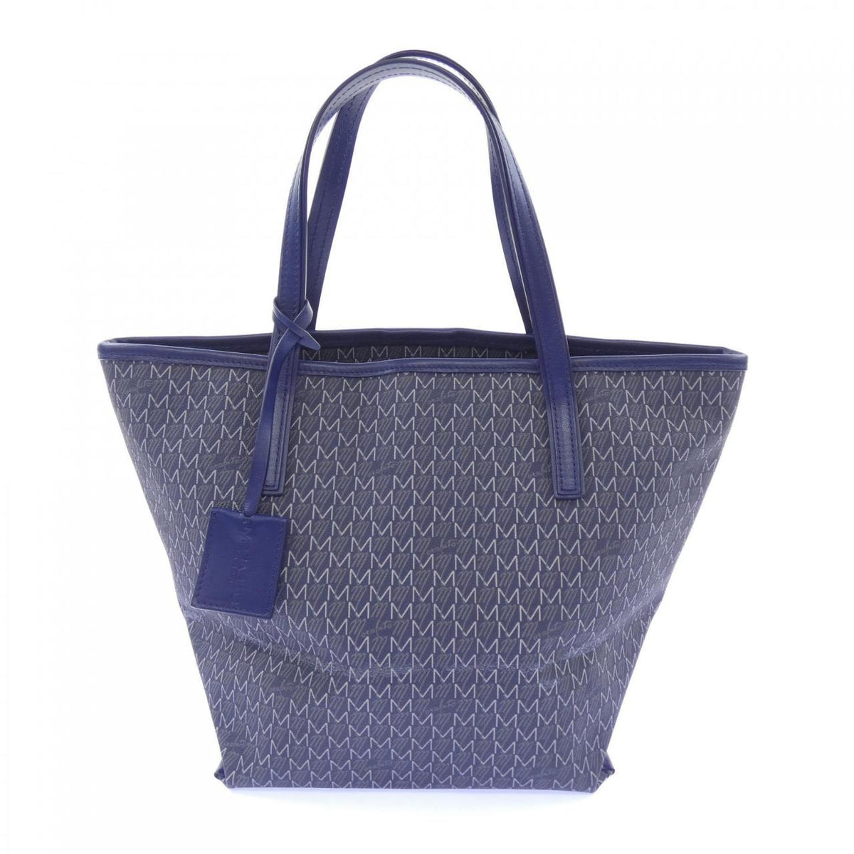 morabito grey / navy handbag rear view
