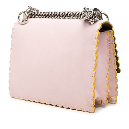fendi 8m0381 pink shoulder bag front view