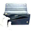 prada 1mh132 navy wallet condition details