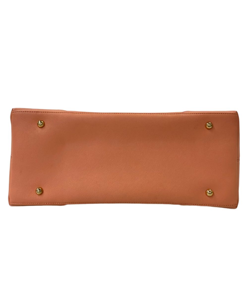 samantha vega pink shoulder bag side view