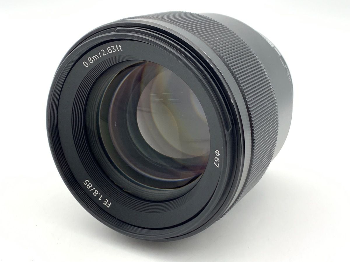 sony sel85f18 lens rear view