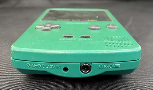 nintendo cgb-001 handheld console front view
