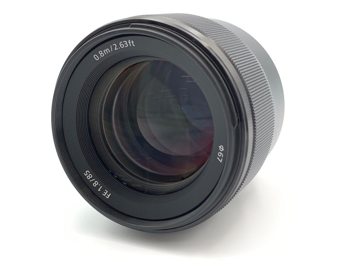 sony sel85f18 lens rear view