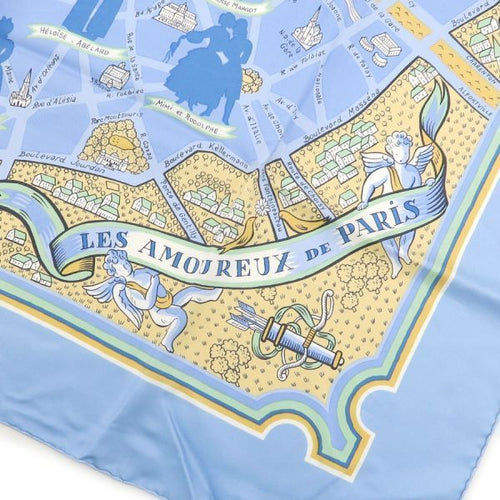 hermes scarf front view